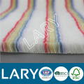 (9332)high quality white and yellow stripe acrylic fabric